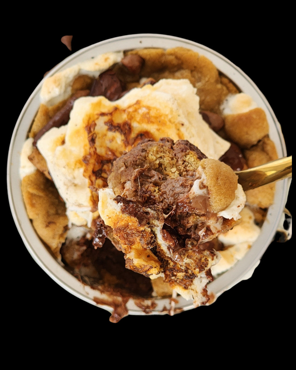 Campfire magic smores skillet cookies_Skillet Cookies_Deep dish skillet cookies-Soul collection_Gourmet cookies_Premium desserts