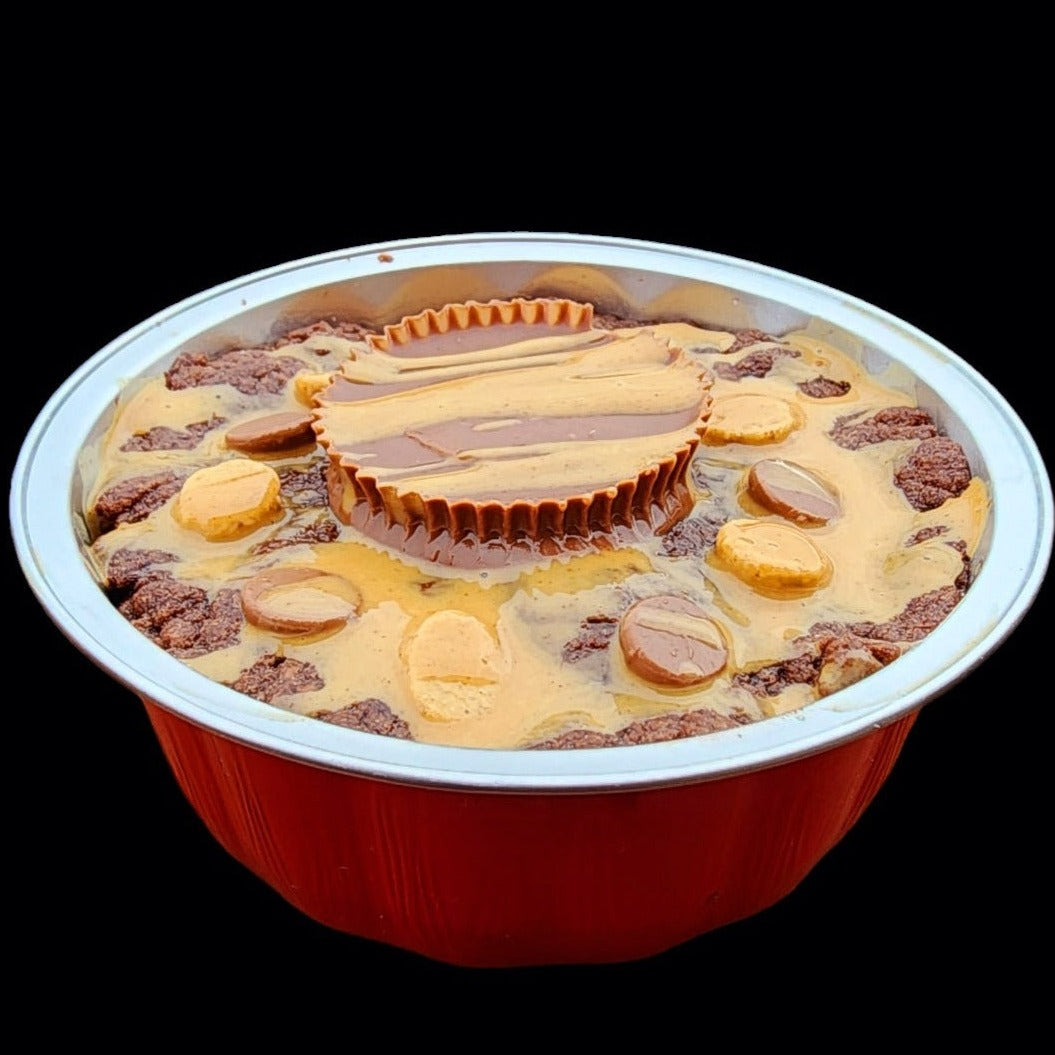 PB Double choclate deep dish stuffed cookie. SKillet Cookies. Deep dish cookies. Gourmet cookies.Toronto cookies. Skillet cookie canada.