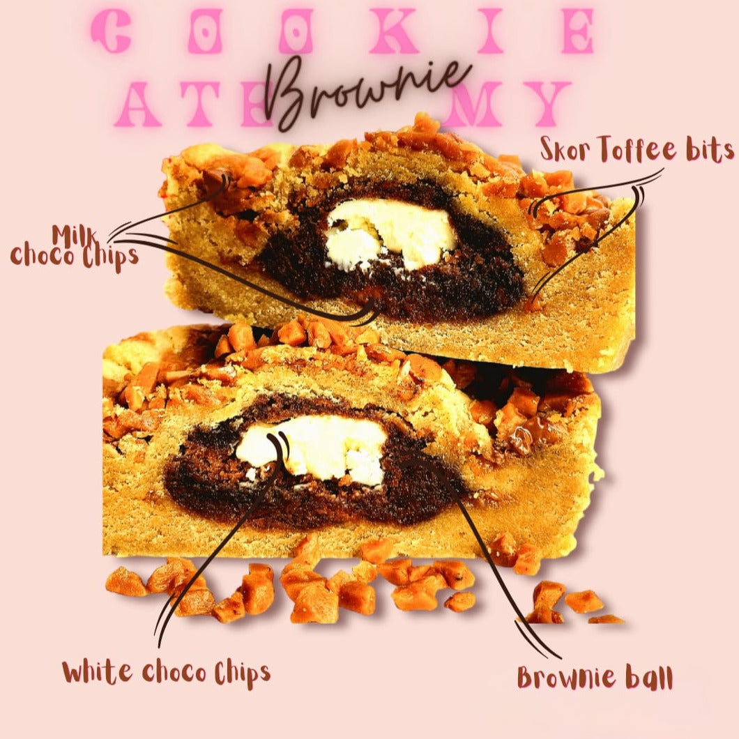 Cookie ate my brownie. Skillet cookie company. Toronto. Canada wide shipping.