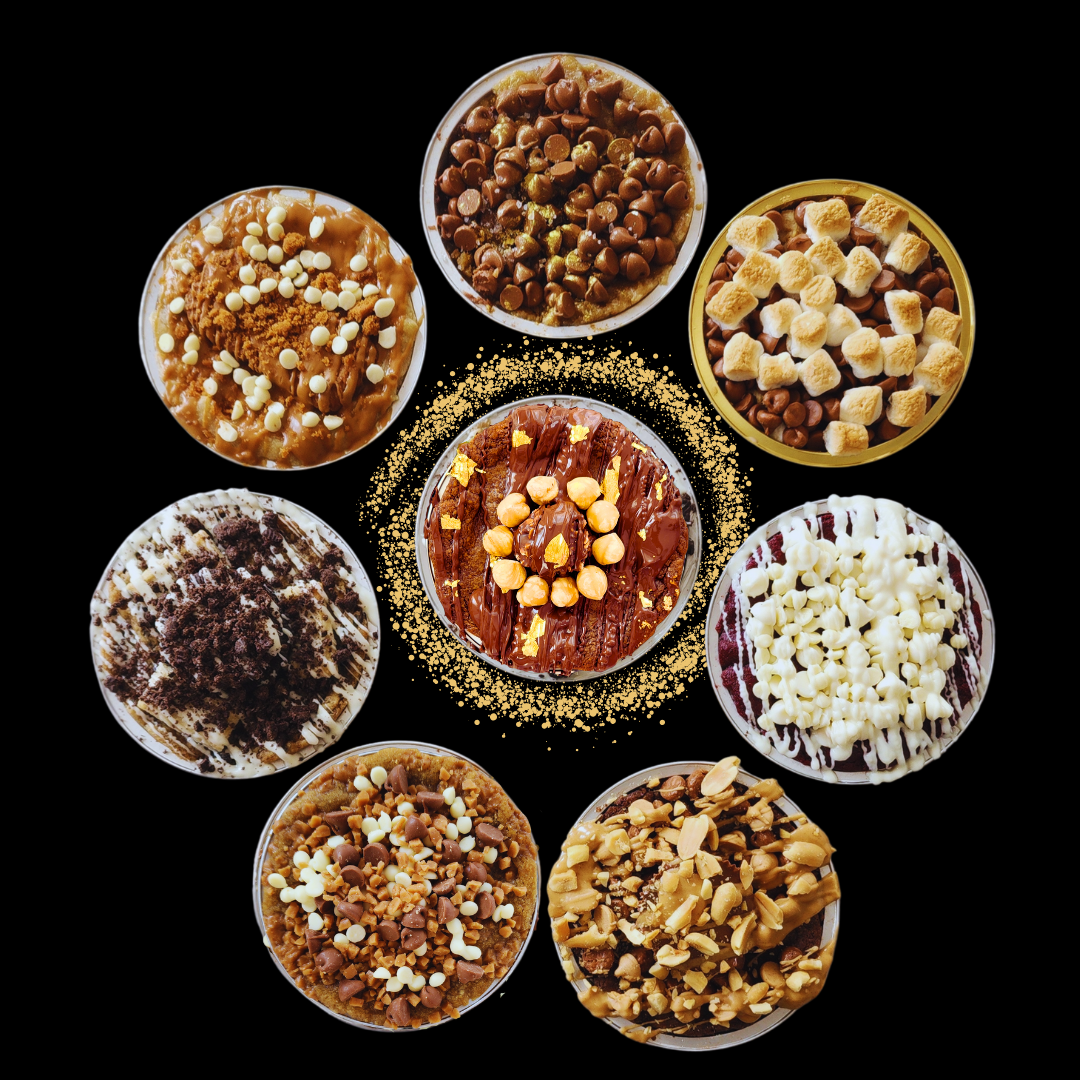 Eight_Cookies_pack_Skillet_Cookies_Deep_dish_stuffed__skillet_cookies-Soul_collection_Gourmetccookis_Premium_desserts- luxury desserts
