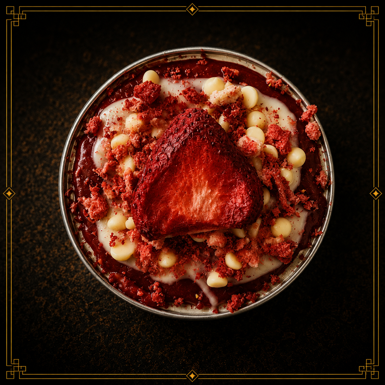Strawbery Dream_Strawberry cookie_Cheesecake_ladysfinger_deepdish stuffed cookies