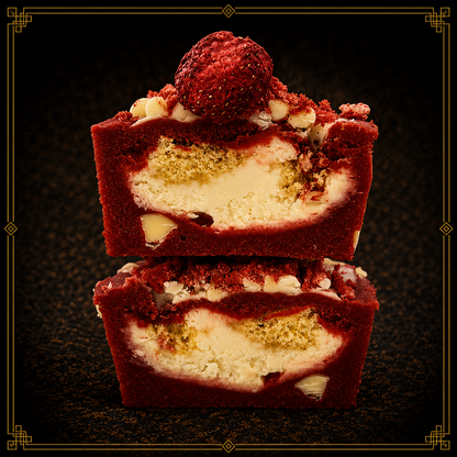 Strawbery Dream_Strawberry cookie_Cheesecake_ladysfinger_deepdish stuffed cookies_whitechoco