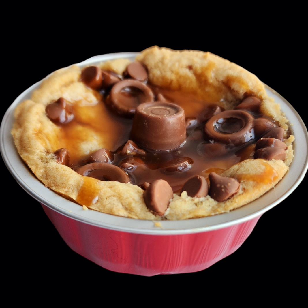ROLO loaded skillet cookie . Skillet baked cookie from Skillet cookie company.Order online skillet baked cookies Canada wide delivery.. Toronto cookies